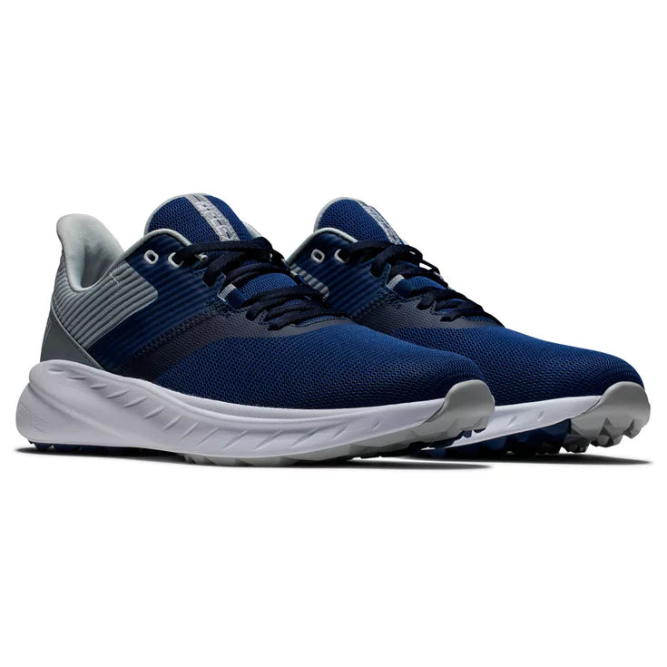 Footjoy Chaussure de golf Flex Marine Gris blanche