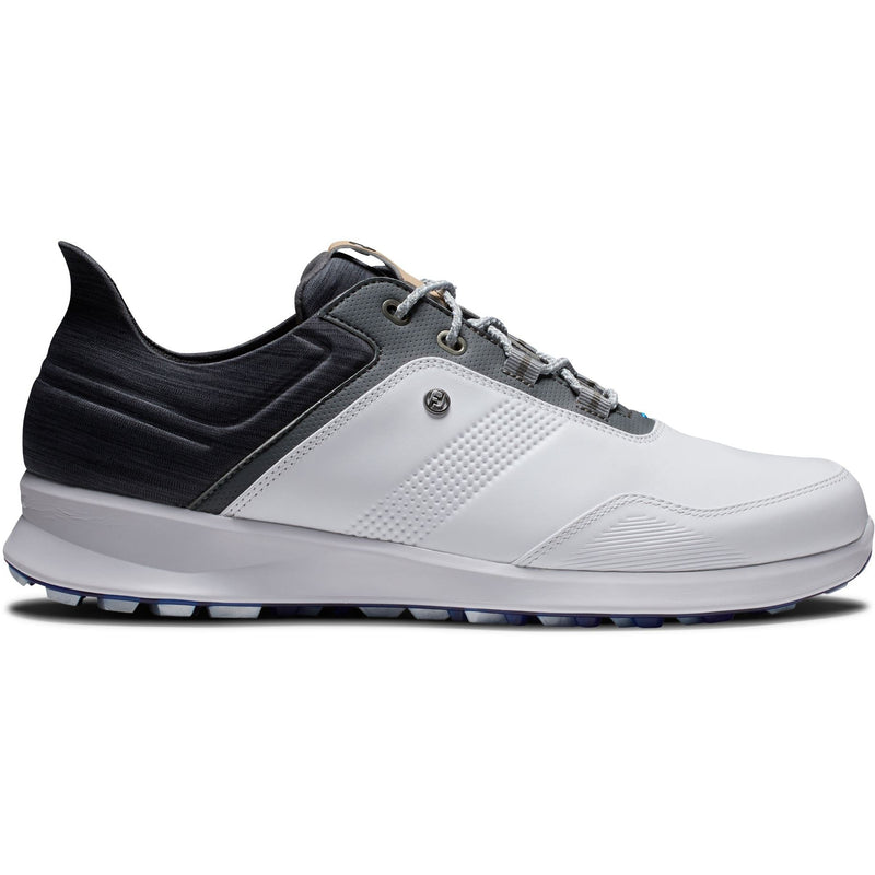 FootJoy chaussure de golf Stratos 2023 Blanc Gris Bleu Chaussures homme FootJoy