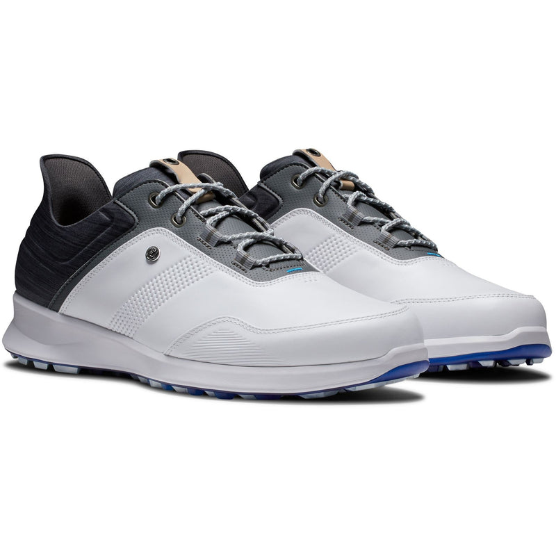 FootJoy chaussure de golf Stratos 2023 Blanc Gris Bleu Chaussures homme FootJoy