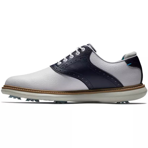 Footjoy Chaussure Homme Tradition Blanche Bleu Chaussures homme FootJoy