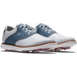 Footjoy Chaussure Tradition Lady Blanche bleu - Golf ProShop Demo