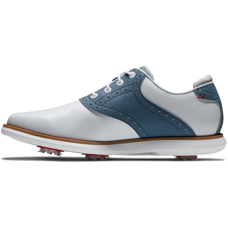 Footjoy Chaussure Tradition Lady Blanche bleu - Golf ProShop Demo