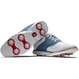 Footjoy Chaussure Tradition Lady Blanche bleu - Golf ProShop Demo
