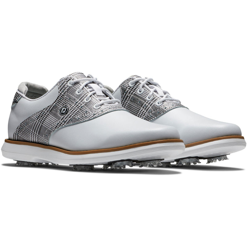 Footjoy Chaussure Tradition Lady Blanche Grise - Golf ProShop Demo