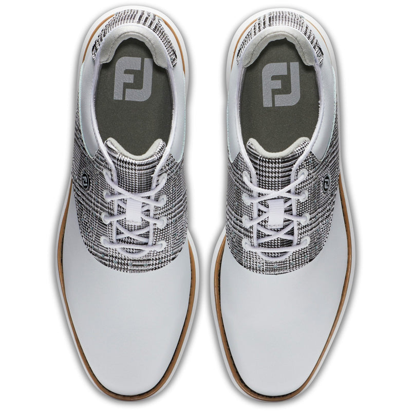 Footjoy Chaussure Tradition Lady Blanche Grise - Golf ProShop Demo