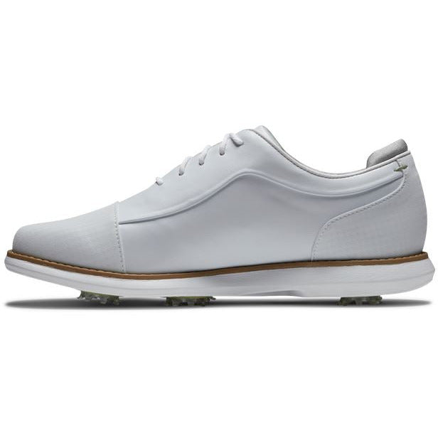 Footjoy Chaussure Traditions Shield Tip Lady Blanche - Golf ProShop Demo
