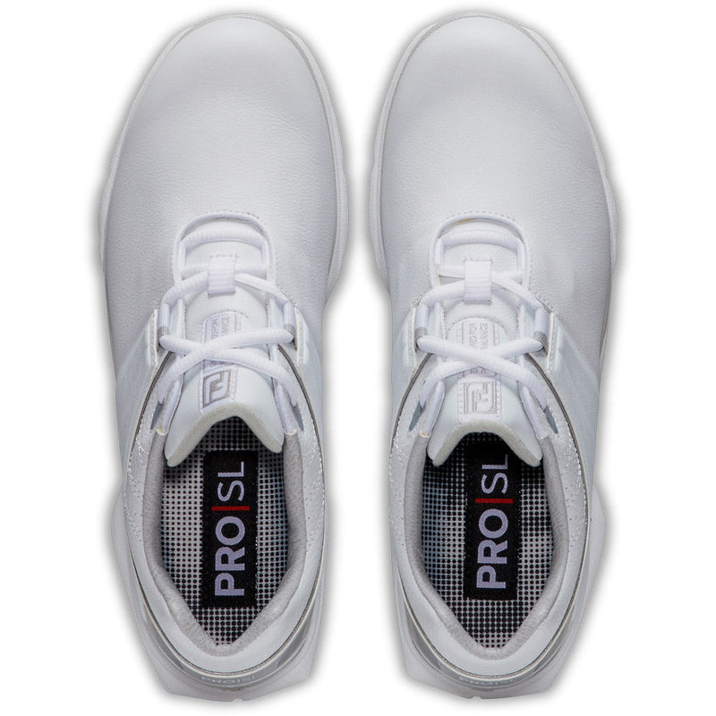 Footjoy Chaussures sans crampons Pro|SL Women White Grey 2022 - Golf ProShop Demo
