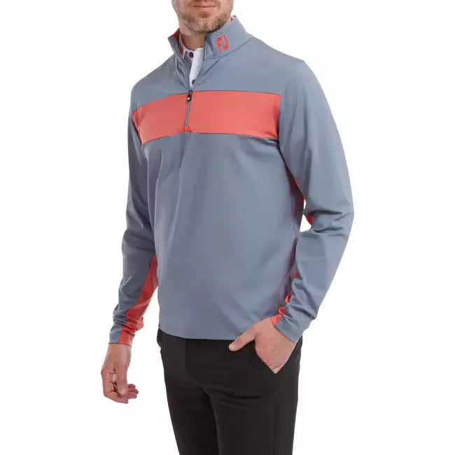 Footjoy Chill-Out avec bande sur poitrine gris orange