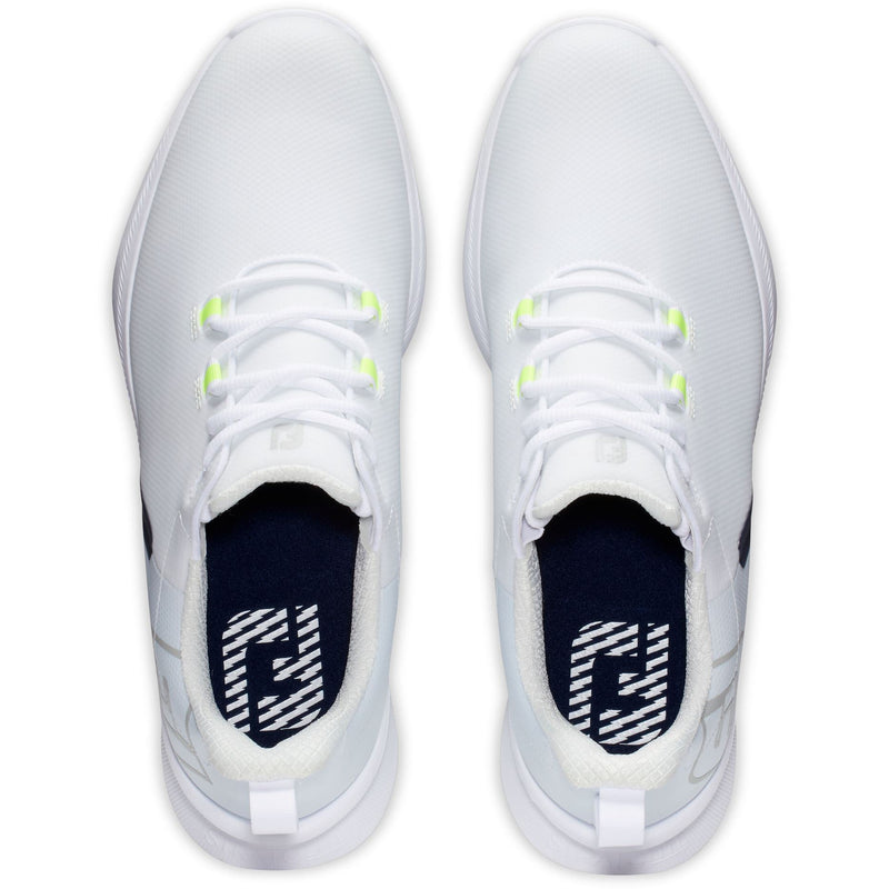 Footjoy Fuel Sport 2023 Blanc Bleu Citron Chaussures homme FootJoy