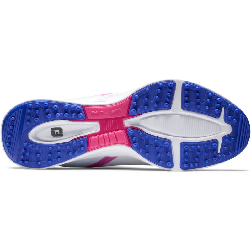 Footjoy Fuel Sport Lady Blanc Rose Bleu Chaussures femme FootJoy