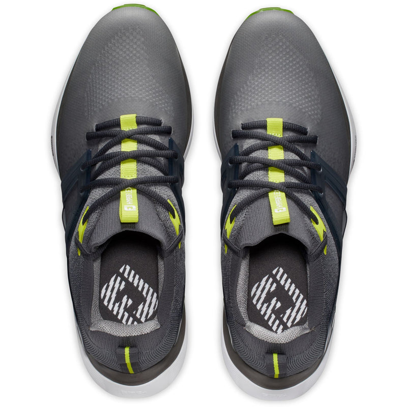 Footjoy Hyperflex 2023 Grey White Lime Chaussures homme FootJoy