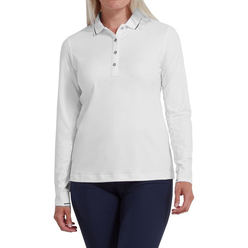 Footjoy Polo à manches longues thermique White - Golf ProShop Demo