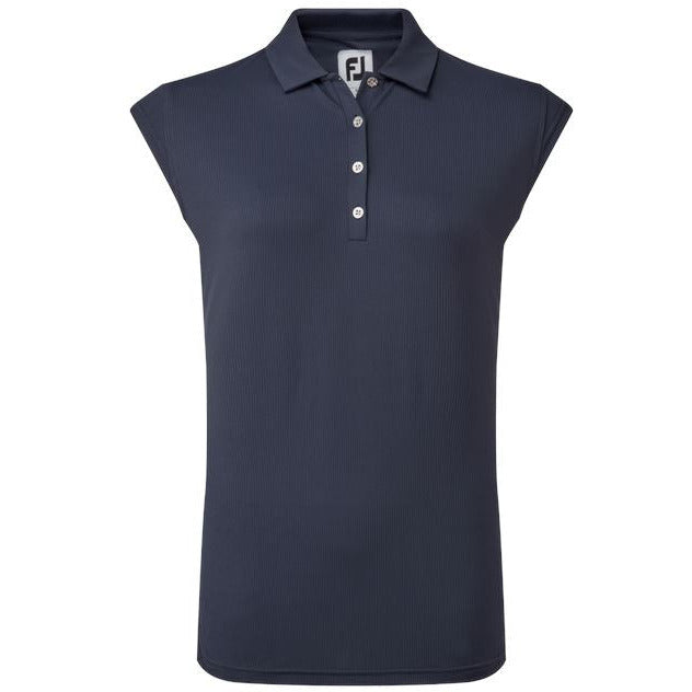 Footjoy polo en tricot avec mini manche navy FootJoy