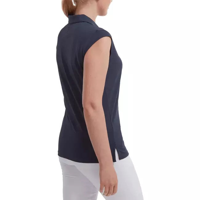 Footjoy polo en tricot avec mini manche navy FootJoy