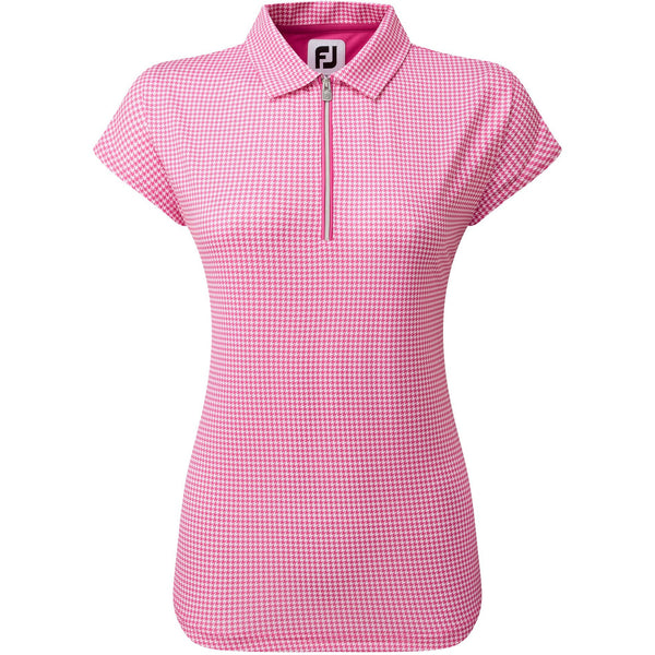 Footjoy polo imprimé été 2023 PINK FootJoy