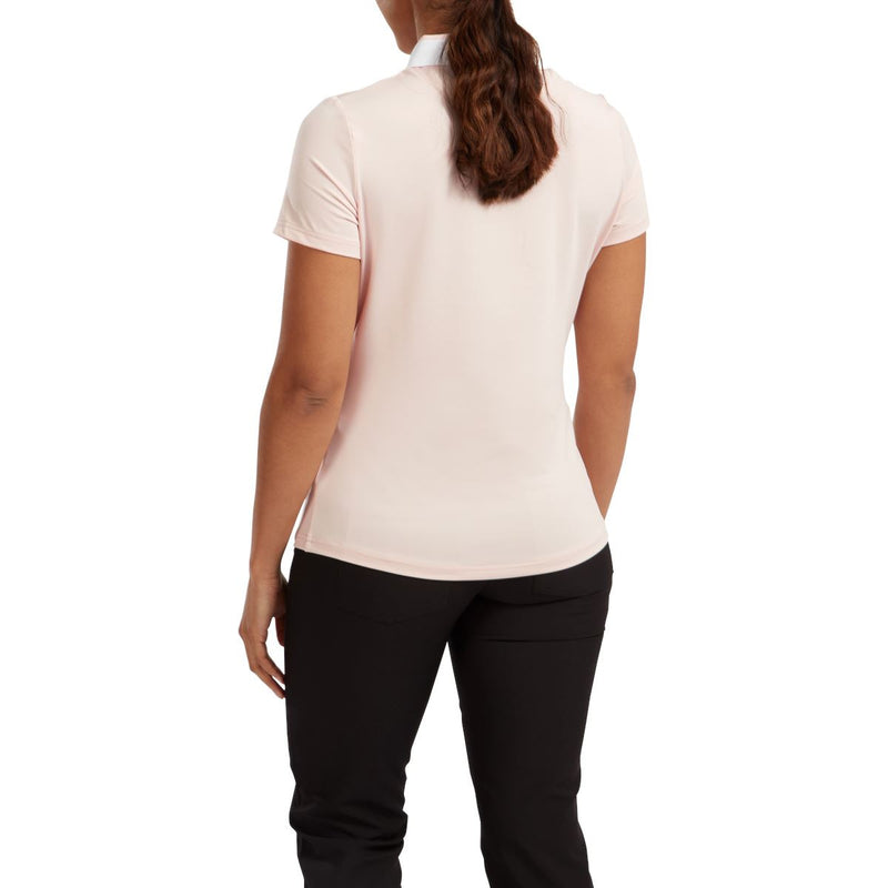Footjoy polo lady Birdseye Pink - Golf ProShop Demo