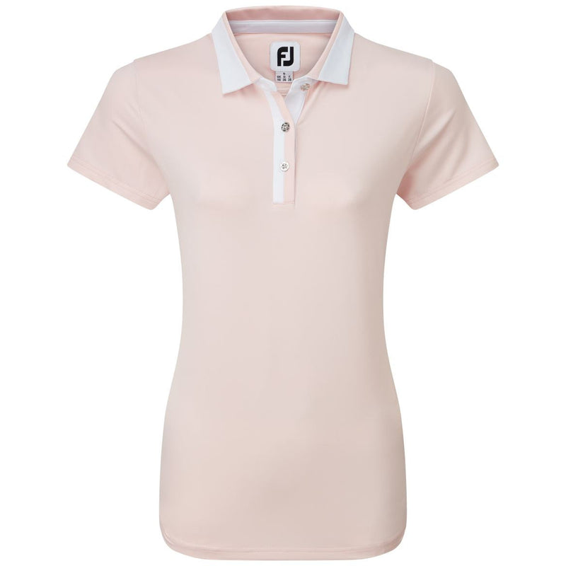 Footjoy polo lady Birdseye Pink - Golf ProShop Demo