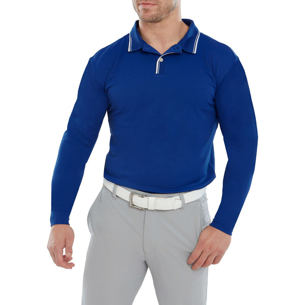 Footjoy Polo Pique Lightweight Sun Protection Shirt Knit Collar Long sleeve Homme>Polos FootJoy