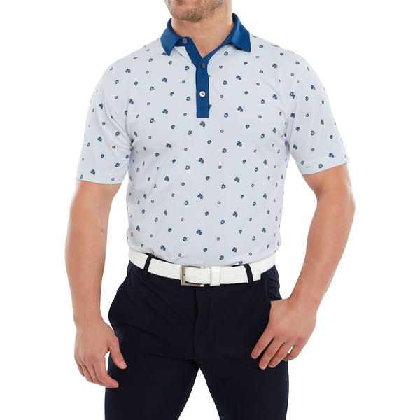Footjoy Polo Scattered floral White FootJoy