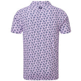 Footjoy polo Shadow Palm Print Lavande Marine - Golf ProShop Demo