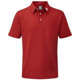 Footjoy polo Stretch Piqué Solid Rouge - Golf ProShop Demo