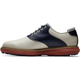 Footjoy Traditions spikeless Blanche bleu gris rouge Chaussures homme FootJoy