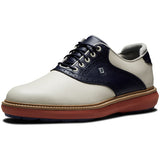 Footjoy Traditions spikeless Blanche bleu gris rouge Chaussures homme FootJoy