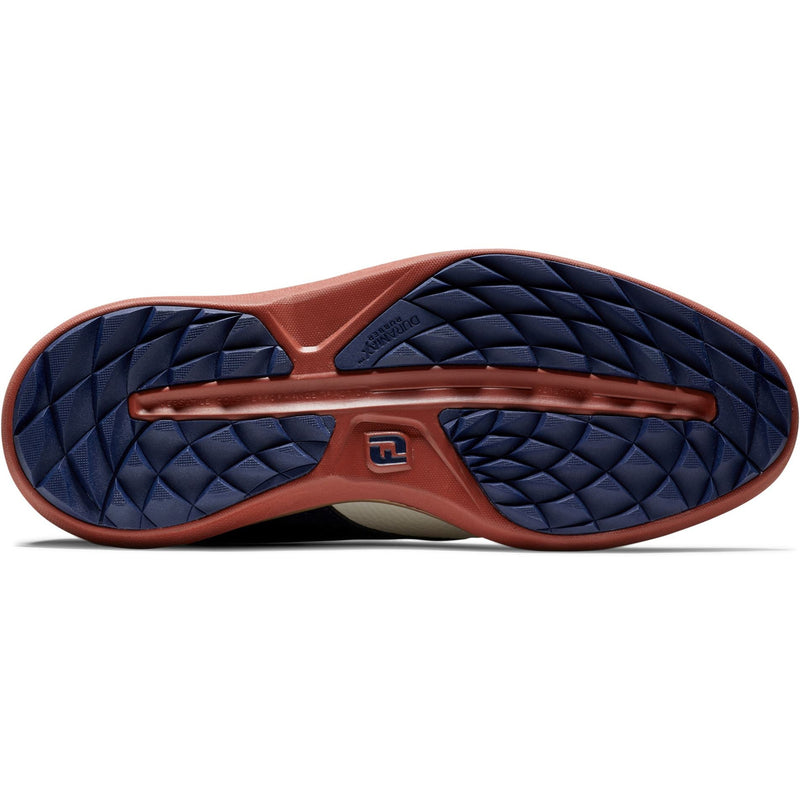 Footjoy Traditions spikeless Blanche bleu gris rouge Chaussures homme FootJoy