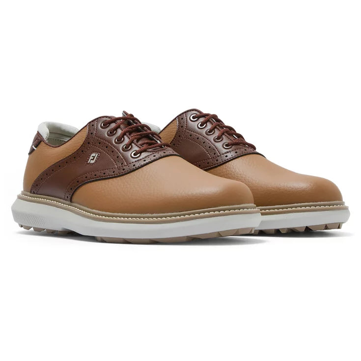Footjoy Traditions spikeless Brun marron gris
