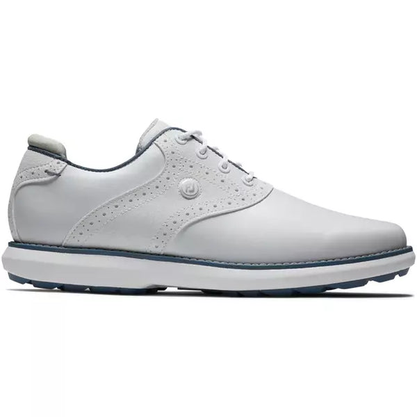 Footjoy Traditions spikeless LADY Blanche Bleu Gris Chaussures femme FootJoy