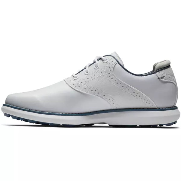 Footjoy Traditions spikeless LADY Blanche Bleu Gris Chaussures femme FootJoy