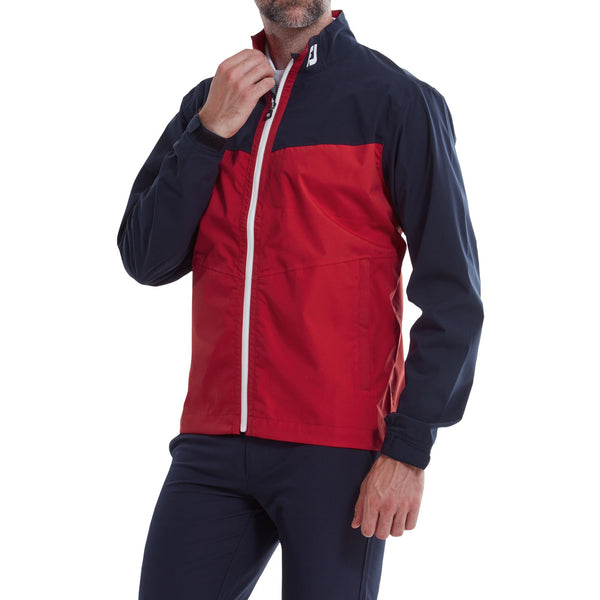 FootJoy Veste de Pluie Hydrolite New Marine rouge Blanc - Golf ProShop Demo
