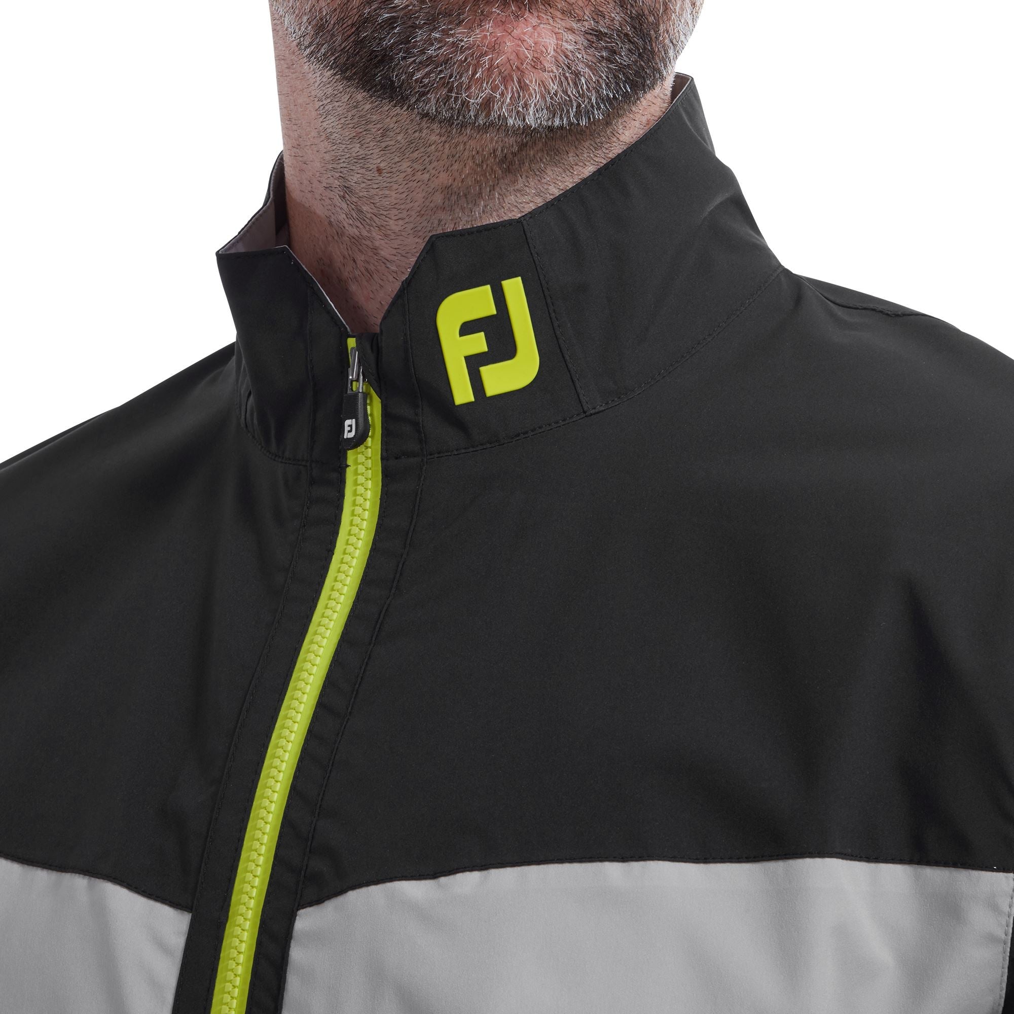 FootJoy Veste de Pluie Hydrolite New Noir Gris Vert citron