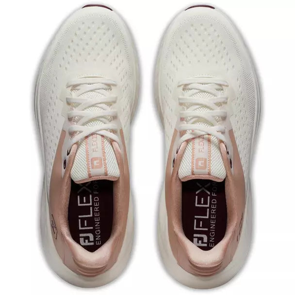 Footoy Chaussure de golf 2023 Flex XP Femme Blanc Rose