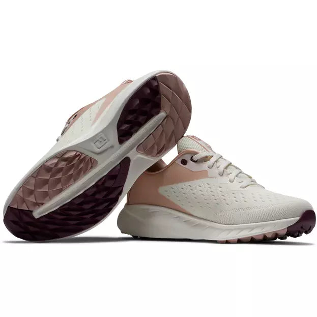 Footoy Chaussure de golf 2023 Flex XP Femme Blanc Rose