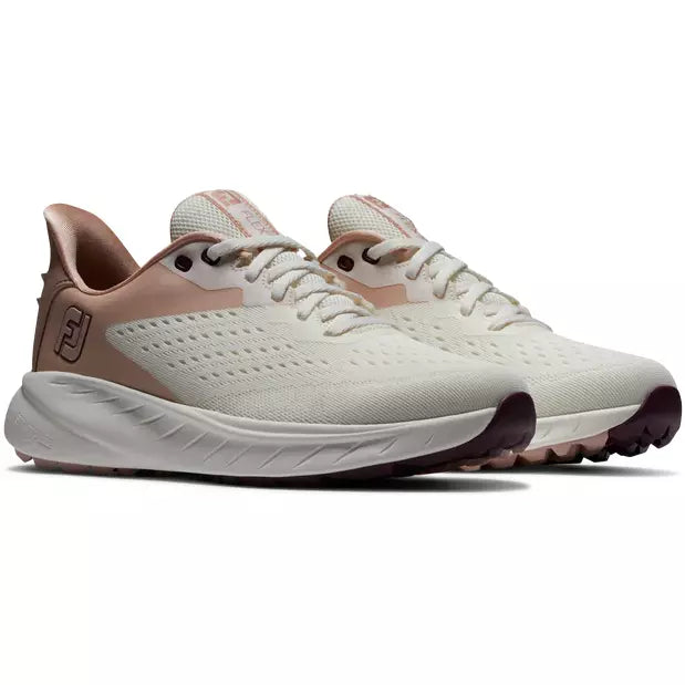 Footoy Chaussure de golf 2023 Flex XP Femme Blanc Rose