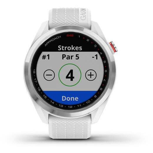 Garmin Approach S42 Silver avec bracelet blanc - Golf ProShop Demo