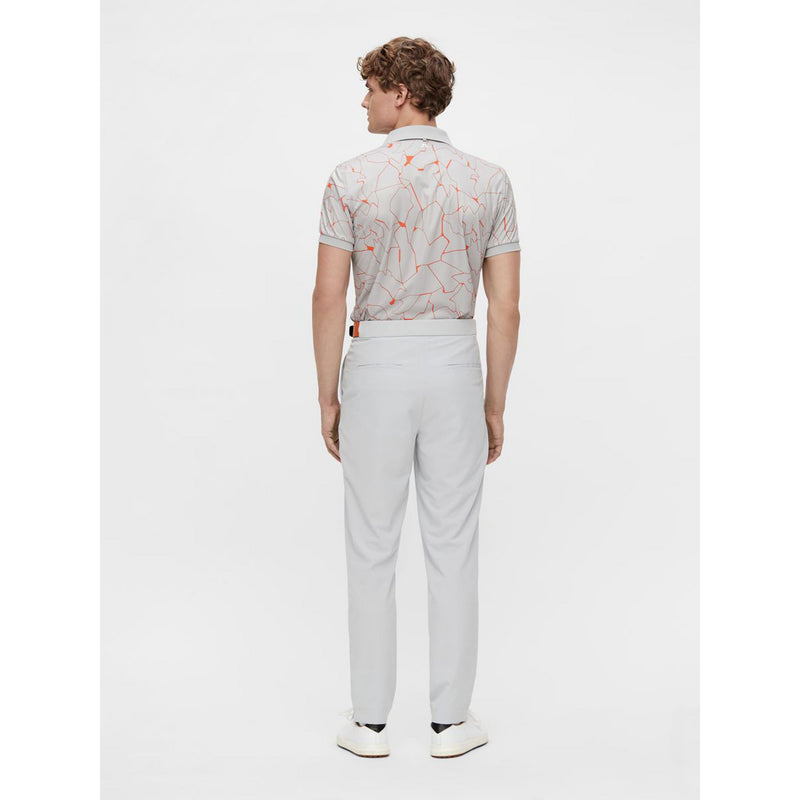 Lindeberg Polo Tour Tech Regular Fit gris orange - Golf ProShop Demo