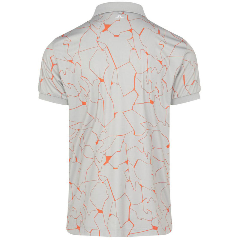 Lindeberg Polo Tour Tech Regular Fit gris orange - Golf ProShop Demo