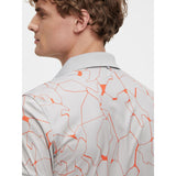 Lindeberg Polo Tour Tech Regular Fit gris orange - Golf ProShop Demo