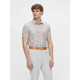 Lindeberg Polo Tour Tech Regular Fit gris orange - Golf ProShop Demo