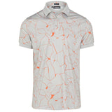 Lindeberg Polo Tour Tech Regular Fit gris orange - Golf ProShop Demo