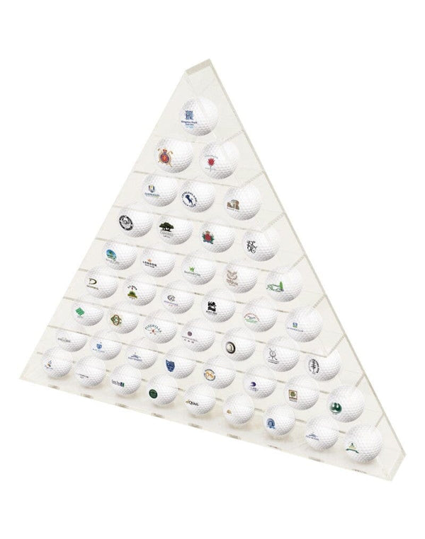 Longridge Vitrine Plexiglas Pyramide 45 balles Divers Longridge