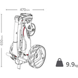 MotoCaddy Chariot Electrique New M1 Batterie Lithium avec accessoire offert - Golf ProShop Demo