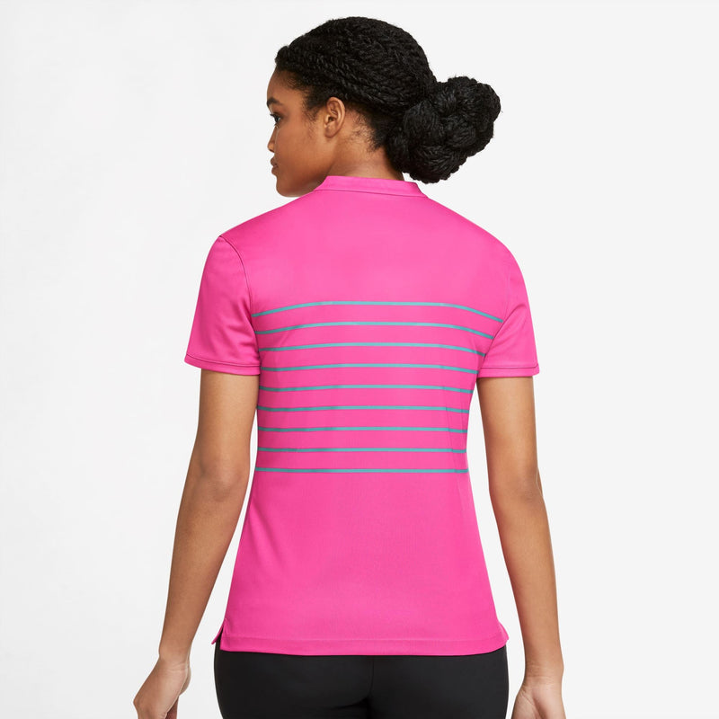 Nike Golf polo lady Dri fit Stripe Fuschia Nike