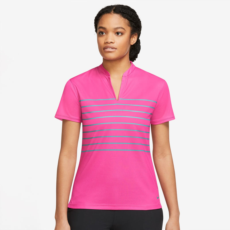 Nike Golf polo lady Dri fit Stripe Fuschia Nike