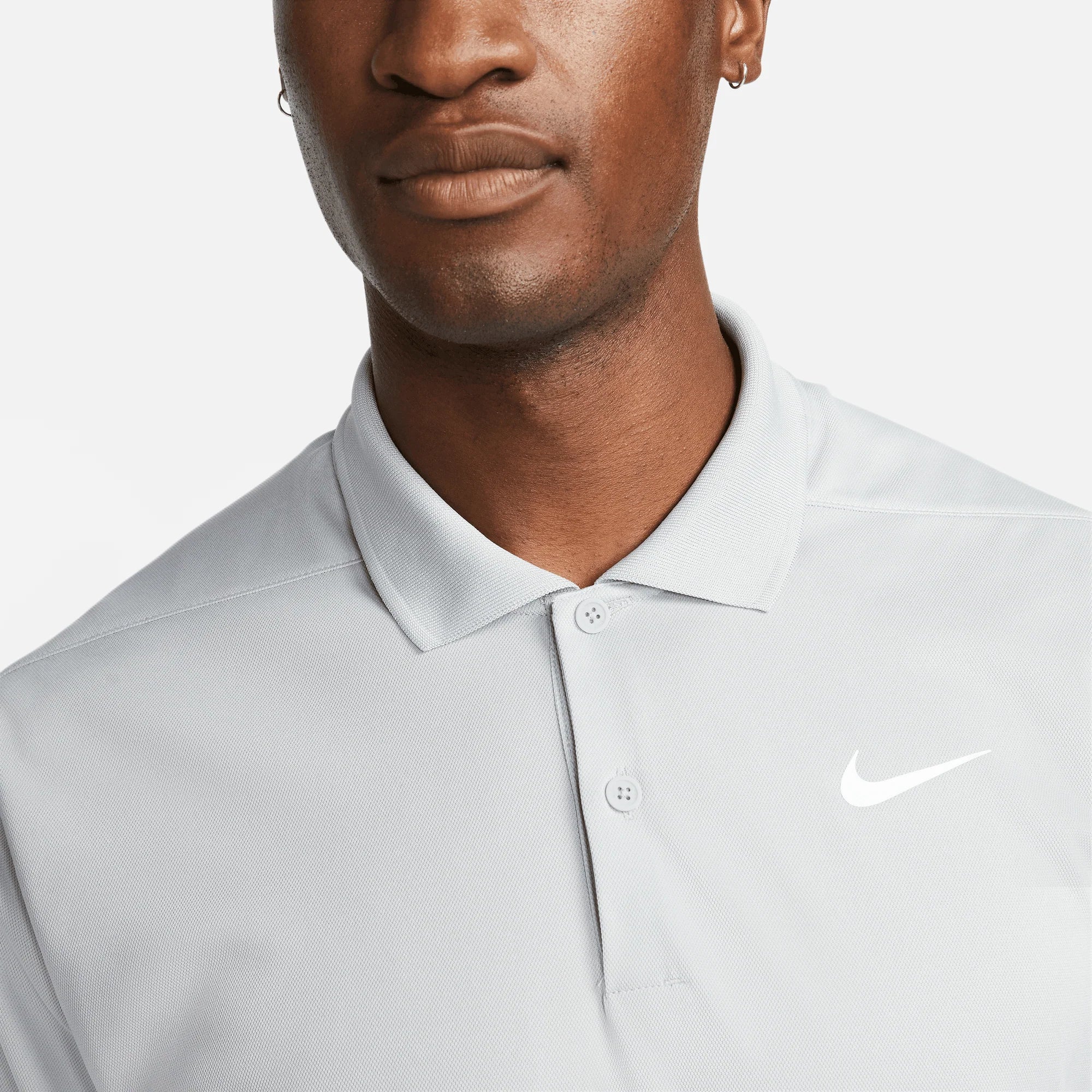 NIKE POLO DRI FIT VICTORY GRIS