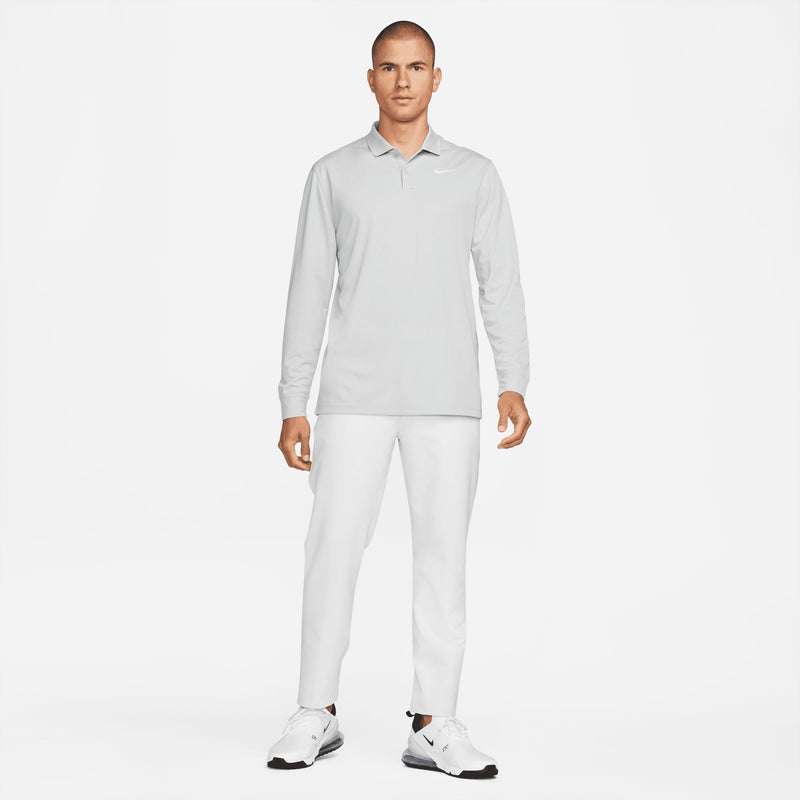 Nike Polo Homme manche longue Gris Polos homme Nike