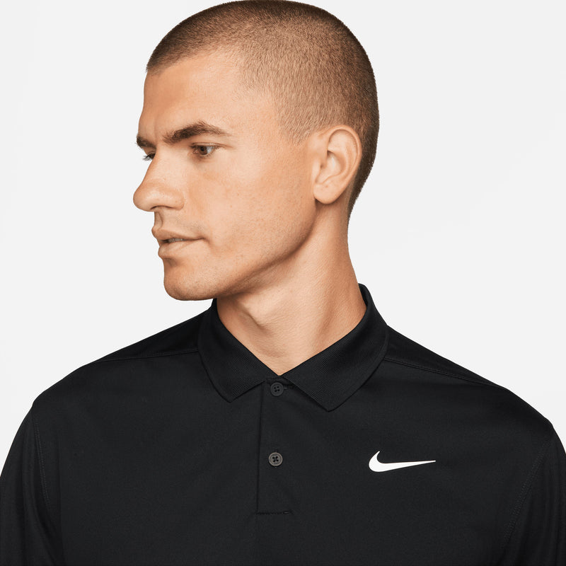 Nike Polo Homme manche longue Noir Polos homme Nike