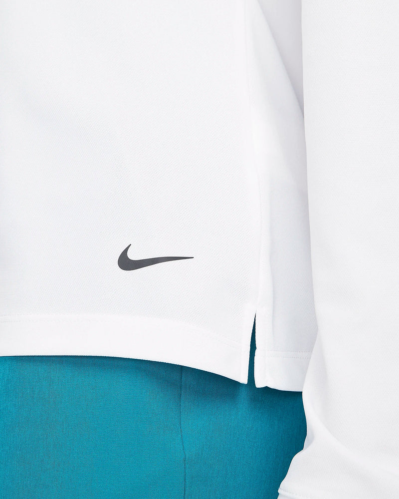 Nike Polo Victory Manche longue Femme Blanc Polos femme Nike